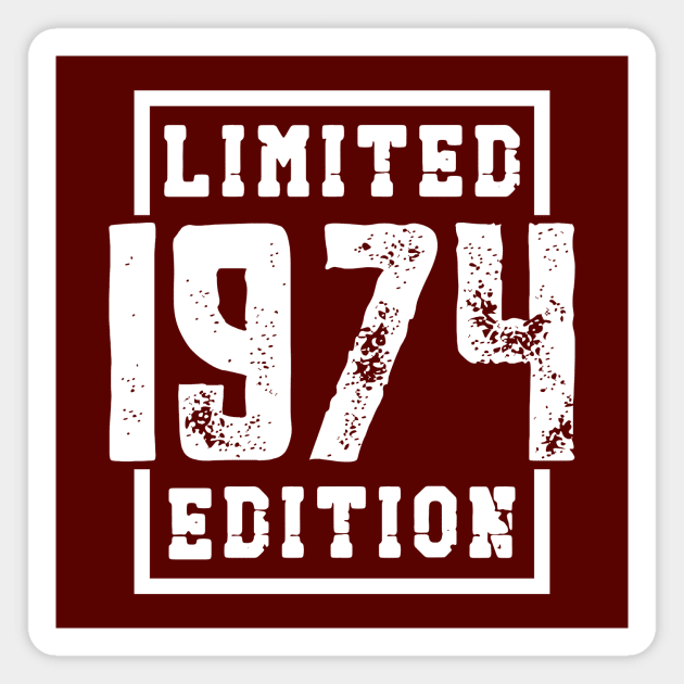 1974 Limited Edition Magnet by colorsplash